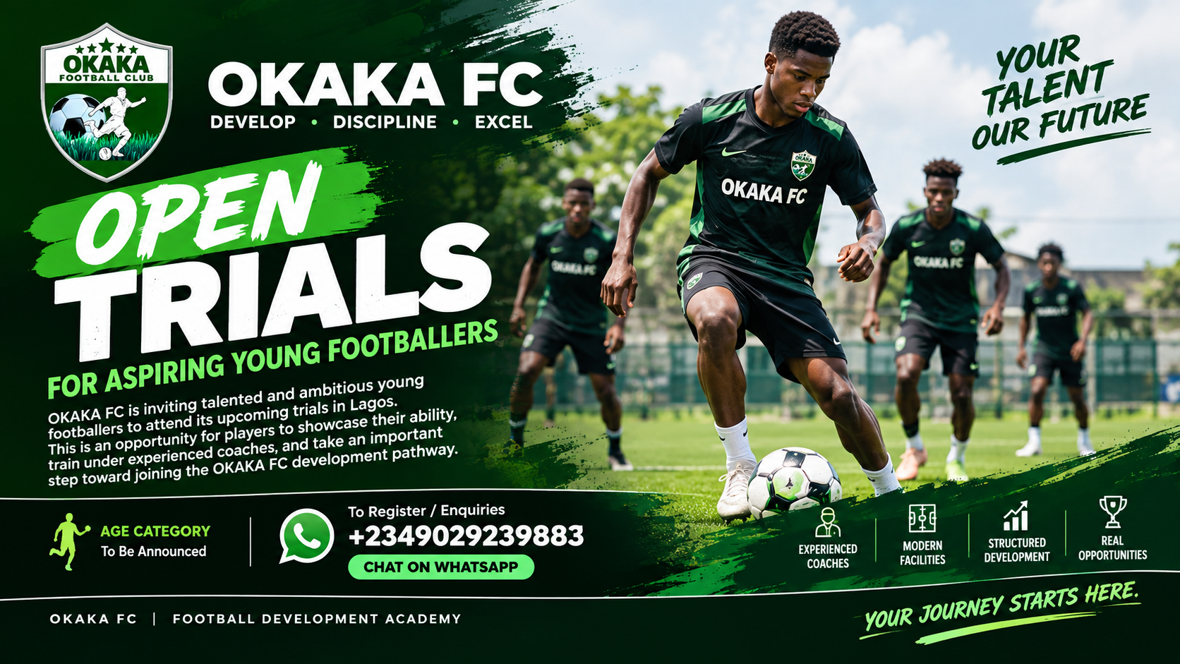 OKAKA FC OPEN TRIALS